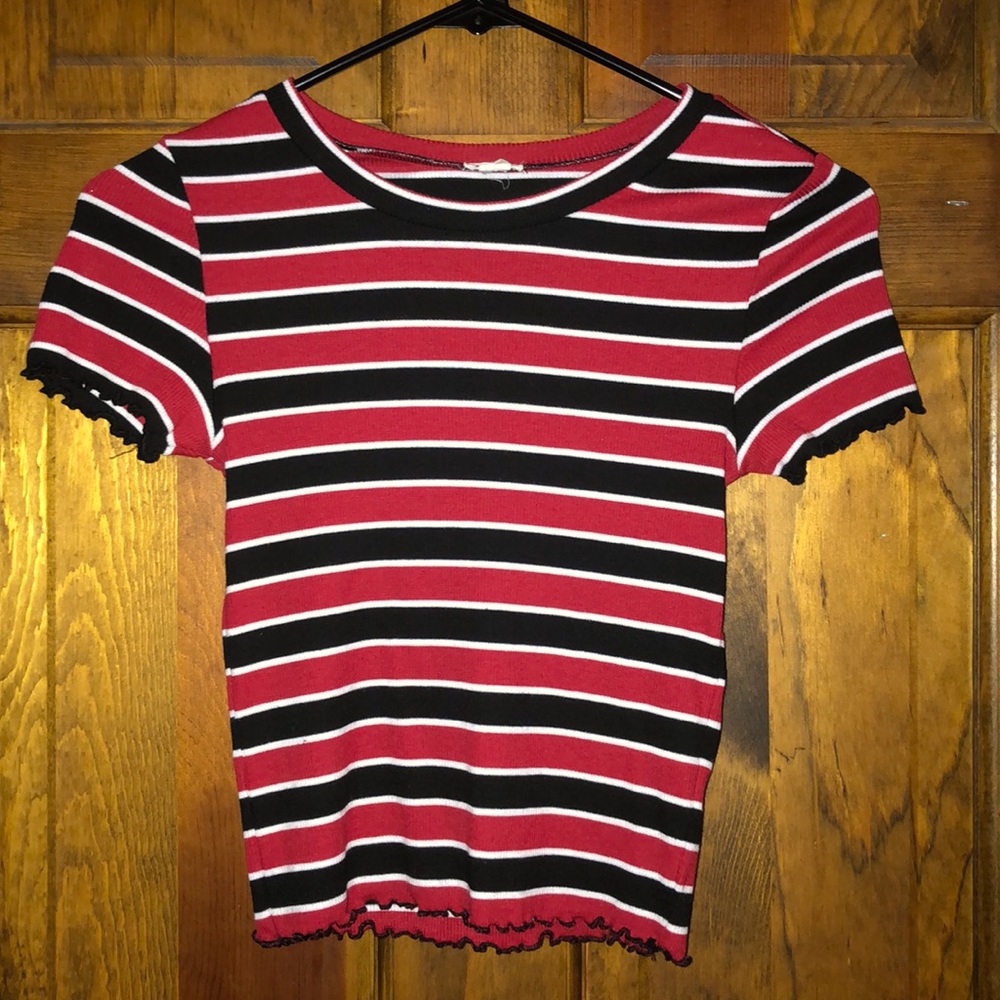 Striped Crop Top